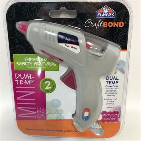 Elmer S Craft Bond Mini Hot Glue Gun Dual Temp 20W New Sealed Package