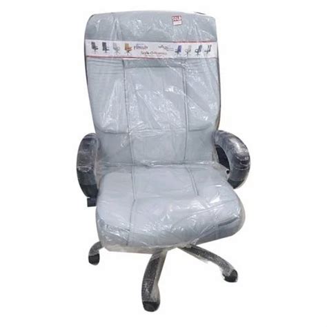 High Back Boss Revolving Leather Office Chair Fixed Arm At Rs In