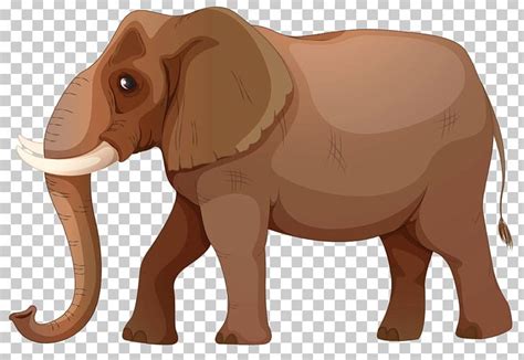 African Elephant Cartoon