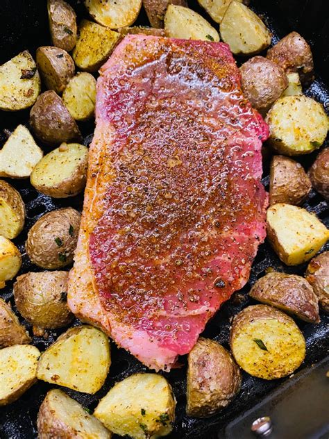 Air Fryer Steak And Potatoes Cooks Well With Others