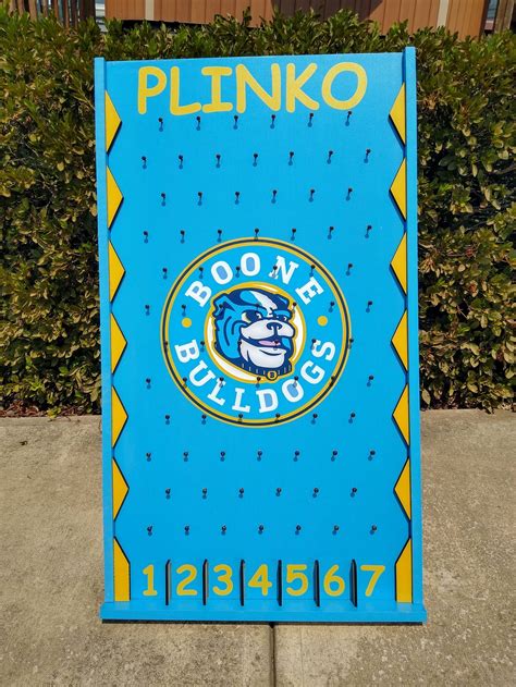 Plinko Board Custom Plinko Board Etsy