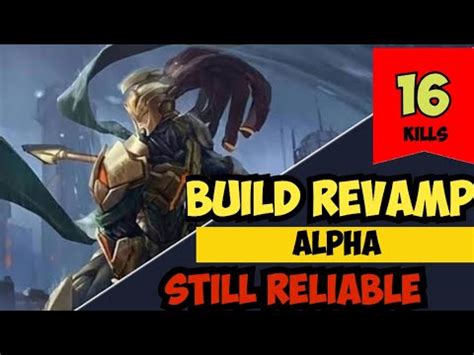 BUILD ITEM ALPHA REVAMP EFFECT MOBILE LEGENDS 2024 SEASON 31