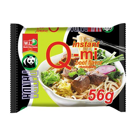 Wl Panda Q Mi Instant Noodles Beef 56g