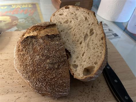 Bran Encrusted Levain Bread From Fwsy R Breadit