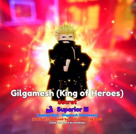 Gilgamesh evo/unevo (Anime Adventures), Video Gaming, Gaming Accessories, In-Game Products on ...