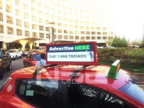 NSE LED Group Taxi Top Advertising Display In USA Portable Led Led