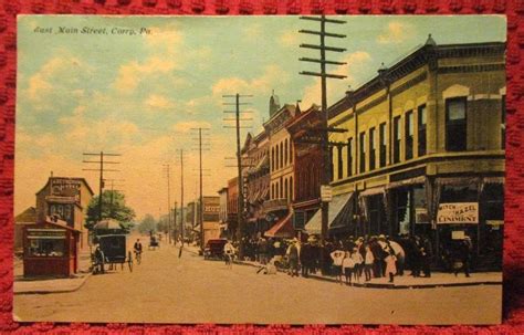 EARLY 1900'S. E. MAIN STREET, CORRY, PA. POSTCARD L3 | #1978110521