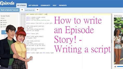 How To Write A Story On Episode 2021how To Code On Episode Youtube