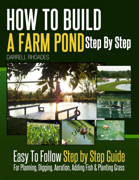 How To Build A Successful Farm Pond Pond Building To Pond Supplies