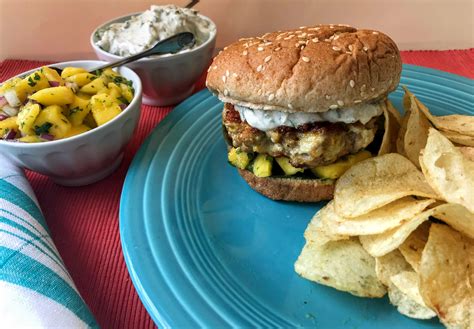 Grilled Turkey Burgers With Mango Salsa For Memorial Day Betty Rosbottom