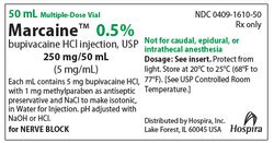 Marcaine Bupivacaine Hcl Injection Usp Mg Ml Mg Ml