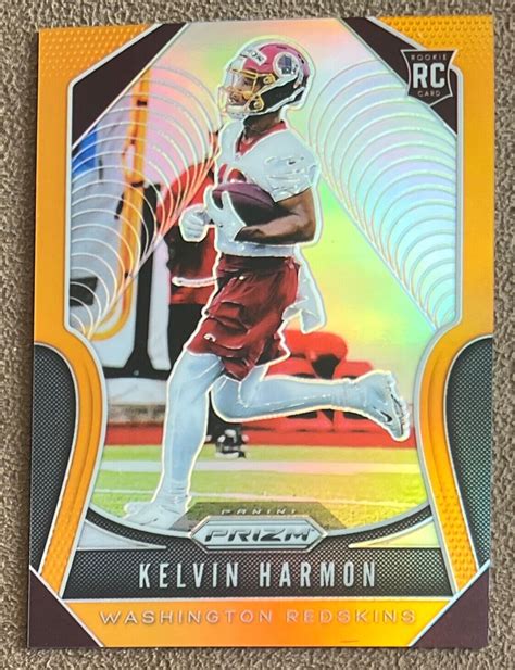 Kelvin Harmon Panini Prizm Rookie Orange Prizm Parallel