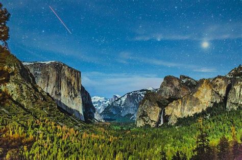 Tunnel View, Yosemite, after dark. #yosemitevalley #yosemite # ...