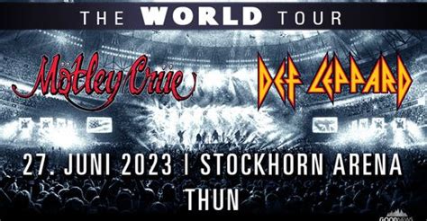 Stadion Tour Mit Def Leppard Und M Tley Cr E Macht Halt In Thun The