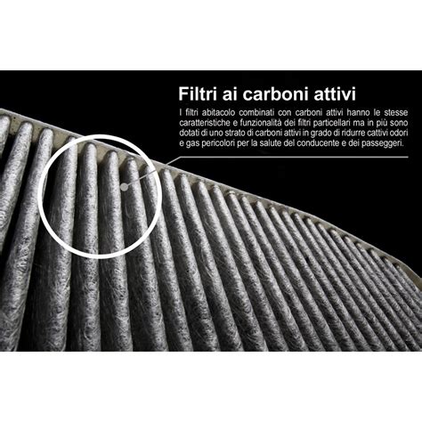 Filtro Abitacolo Ai Carboni Attivi Tecneco Filters Carbon Air Filtri