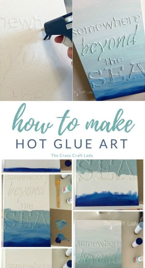 Hot Glue Canvas Art Artofit