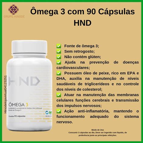 Mega C Psulas Hnd Loja Oficial Hinode Maquiagem