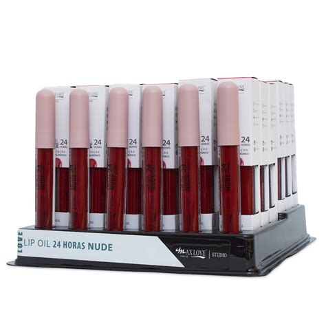 Lip Oil Nude 24 Horas Cor 810 Max Love 36un De 5ml MAX LOVE