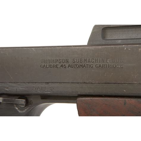 Deactivated Wwii Thompson 1928a1 Submachine Gun