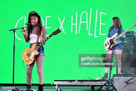 Singer Halle Bailey Of The Duo Chloe X Halle Performs On The Mojave News Photo Getty Images