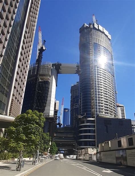 Queen S Wharf Brisbane Major Milestone The Iconic Sky Deck At Queens