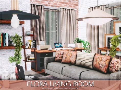 The Sims Resource Flora Living Room