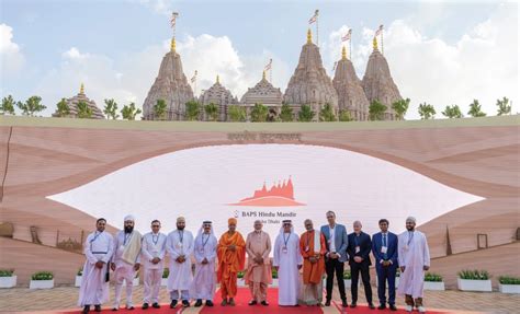 Historic Inauguration of BAPS Hindu Mandir in Abu Dhabi | Indo American ...