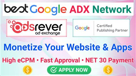 Best Google Adx Ad Network Best Adsence Alternative 2023 How To Get