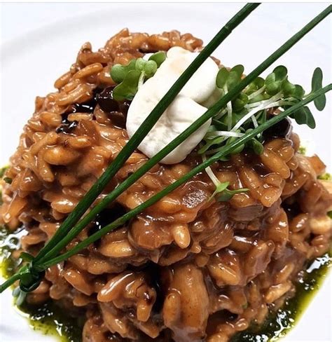 ⭐️creamy Mushroom And Black Garlic Risotto⭐️ These 2 Ingredients Are The Best Pairing