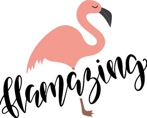 Flamingo Svg Free Pink Flamingo Standing Svg