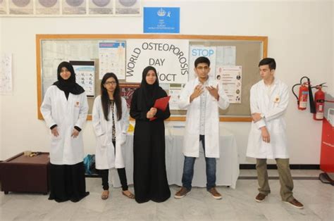 Ajman Gmu Observes World Osteoporosis Day Daijiworld