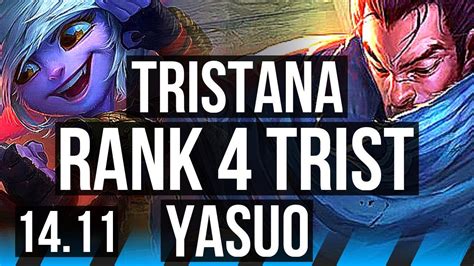 Tristana Vs Yasuo Mid 7k Comeback Rank 4 Trist Rank 9 Kr