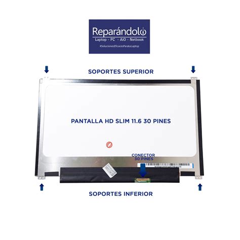 Pantalla De Laptop Slim Pines Con Soportes Superior E Inferior