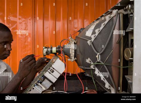 Computer Reuse In Accraghana Stock Photo Alamy