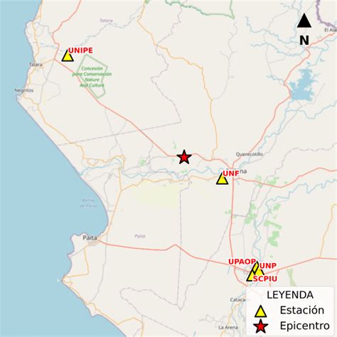 Acelerogramas Del Sismo De Sullana Sullana Piura Del De Agosto