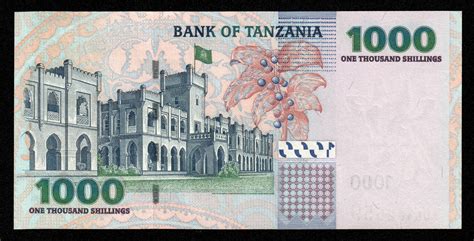 Tanzanie Tanzania 1000 Shilingi 2003 P36a Neuf Unc Art And Numis