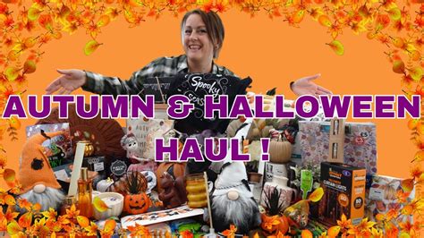 Autumn Halloween Haul PRIMARK B M TK MAXX ASDA HOME BARGAINS