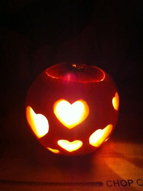 Heart Pumpkin Carving Pattern