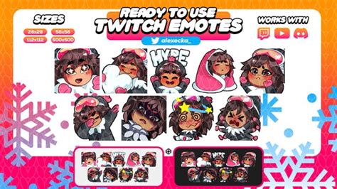 Cute Twitch Emotes Brawlhalla Kaya Twitch Emotes Pack Etsy