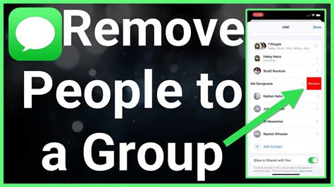 How To Remove Someone From Group Chat On Iphone Youtube