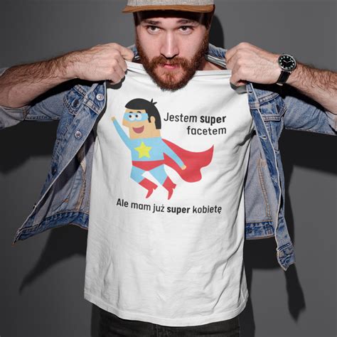 T Shirt Jestem Super Facetem