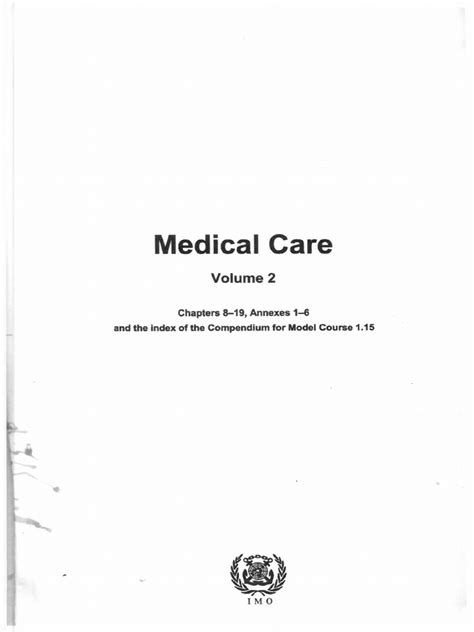 Imo Model Course 115 Medical Care Pdf