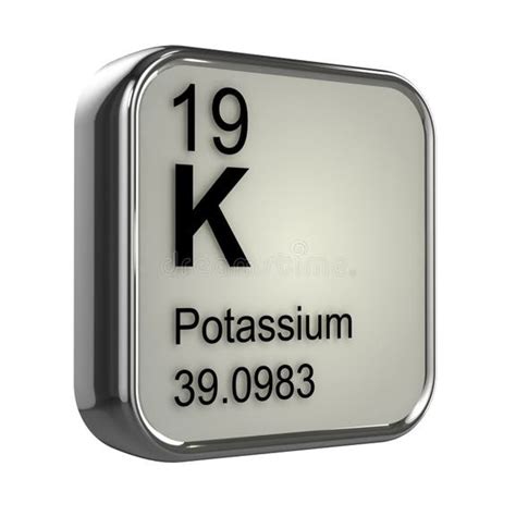 Periodic Table Element Potassium Stock Illustrations 438 Periodic Table Element Potassium