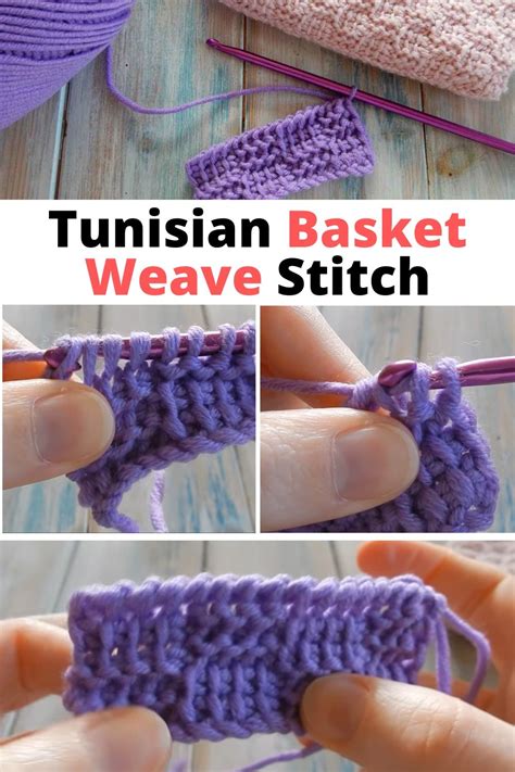 How To Crochet The Tunisian Basket Weave Stitch