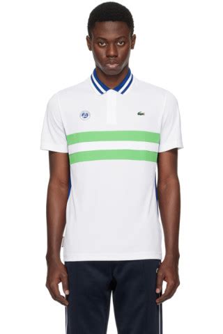 White Roland Garros Edition Polo By Lacoste On Sale