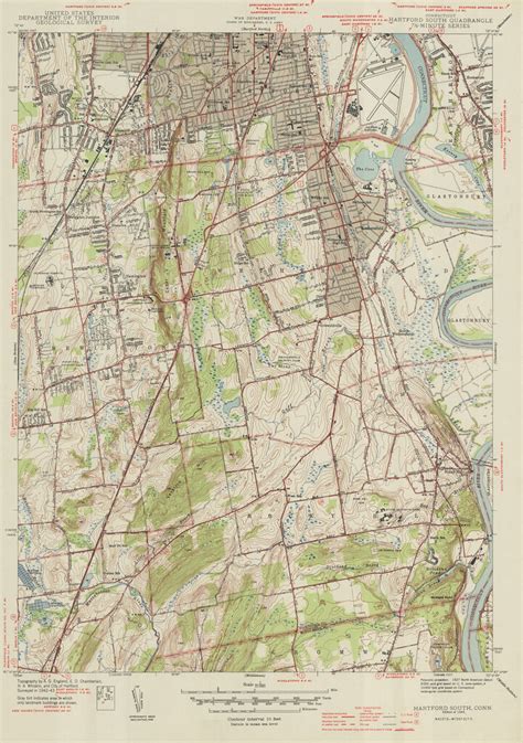 Hartford South Quadrangle 1944 USGS Topographic Map 1 31 Flickr