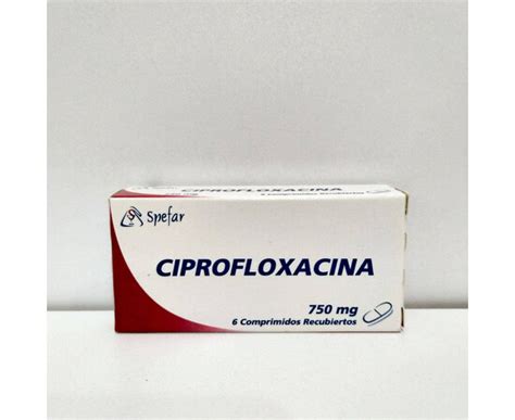 Medicina Ciprofloxacina Mg X Comp Rec Spefar Sihay