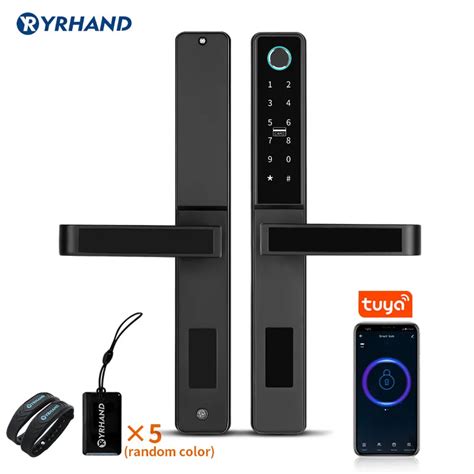 Special Price Tuya Wifi App Smart Door Lock Aluminum Biometric Lock