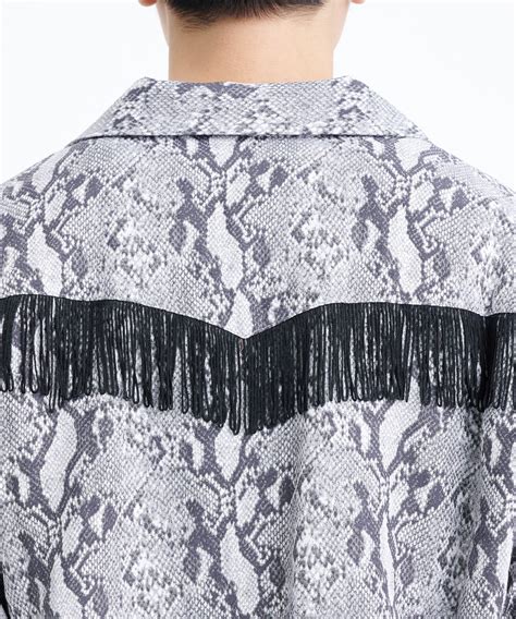 NEEDLES Fringe One Up Shirt AC R C Python Jq