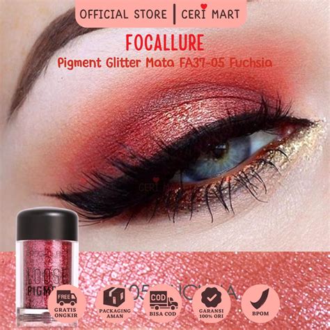 Jual Focallure Glitter Eyeshadow Tabur Loose Powder High Pigmented 8